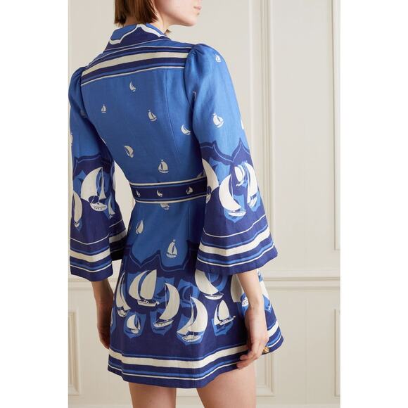 New With Tags ❤️Zimmermann High Tide Mini Dress❤️ - Picture 3 of 3